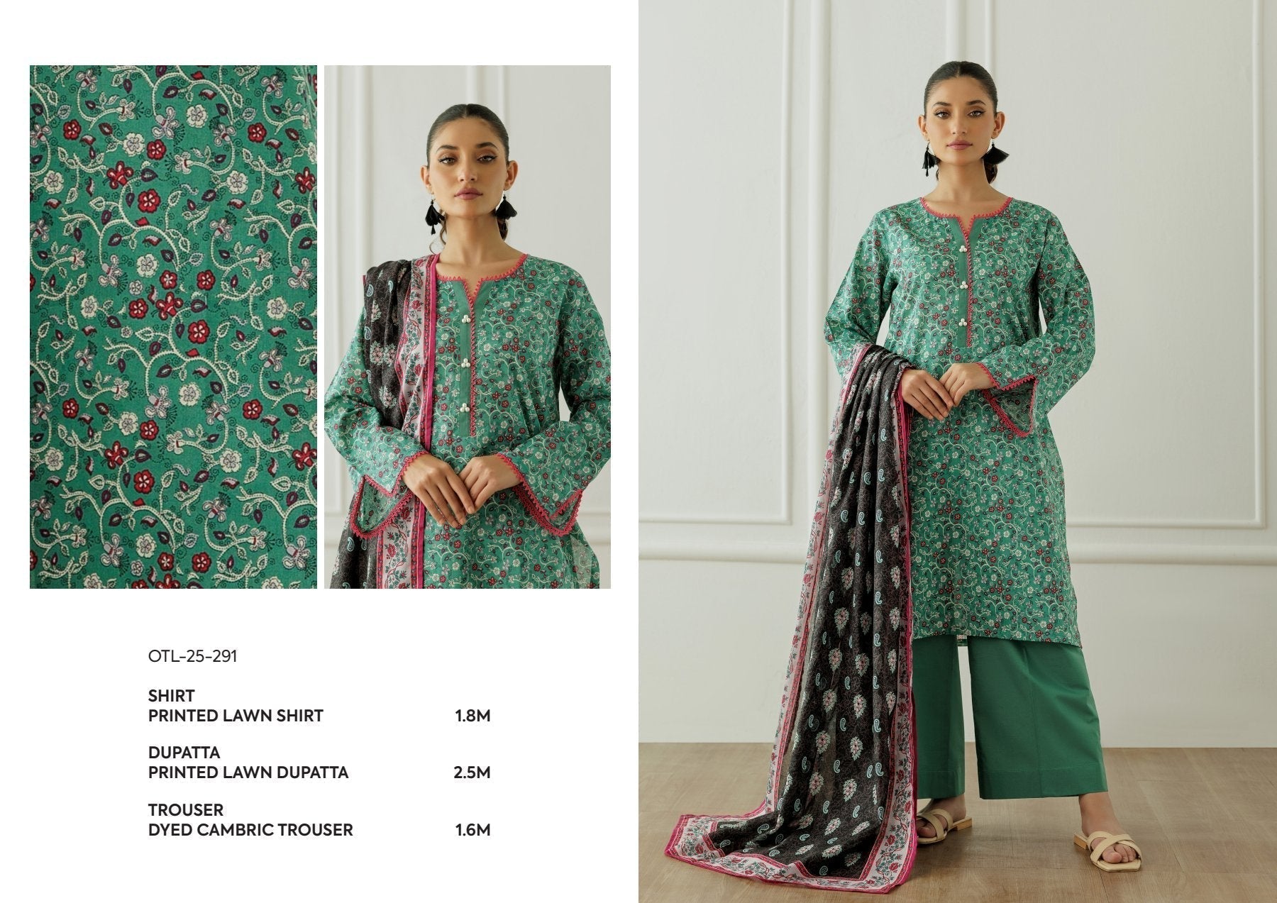 Orient Printed Lawn (Set -Pack Of 4 Suits )Category B Market Boy