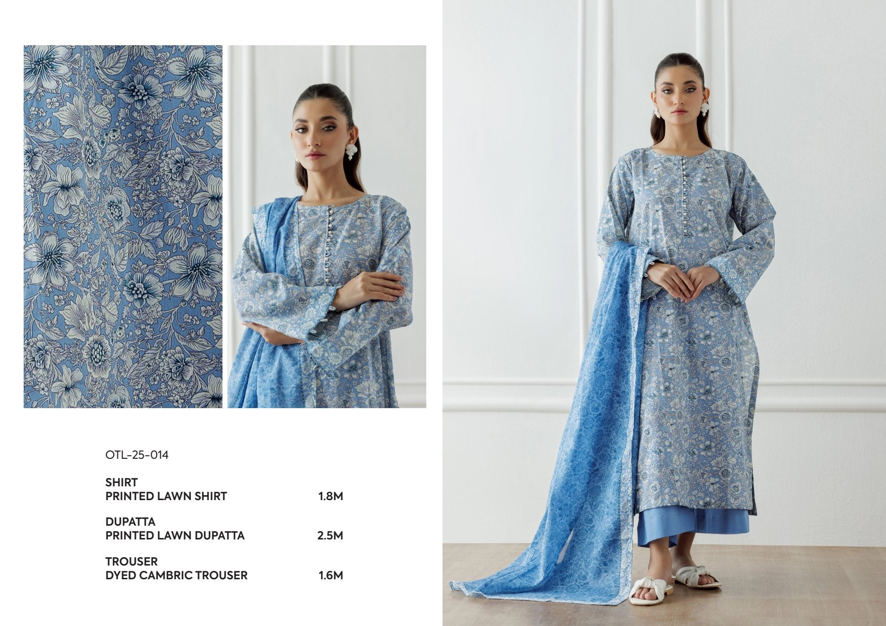 Orient Printed Lawn (Set -Pack Of 4 Suits )Category A Market Boy