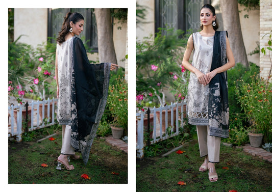 SALINA VOL-9 DIGITAL PRINTED LAWN (Set -Pack Of 5 Suits )Category B Market Boy