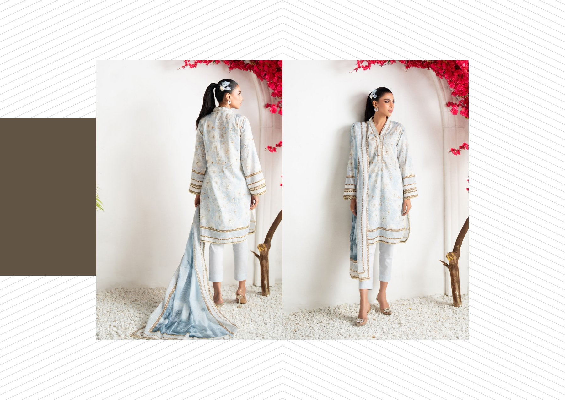 Salina Vol-7 Digital Printed Lawn        10 Suits Market Boy