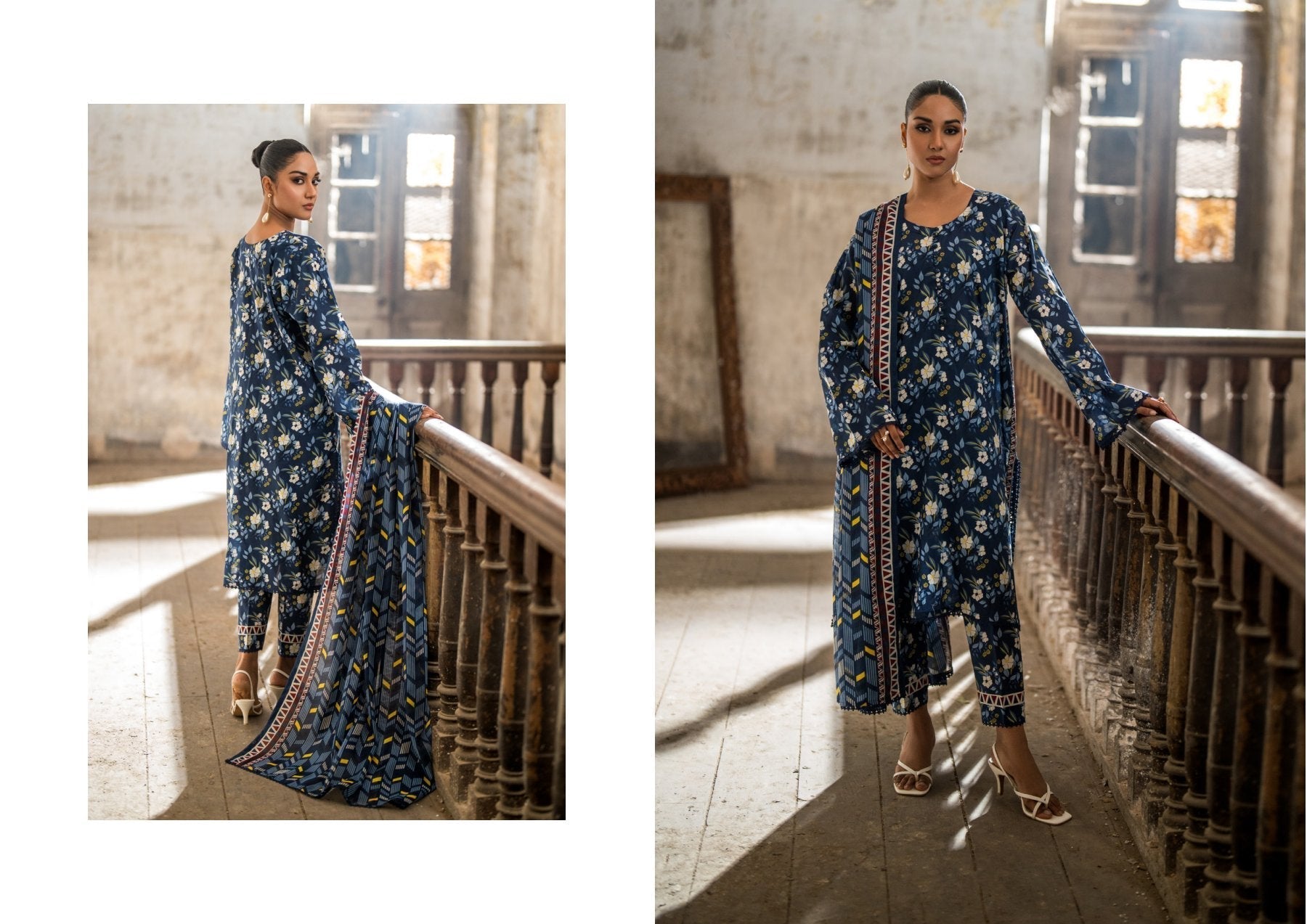 SALINA SEPARATES VOL-6 DIGITAL PRINTED LAWN (Set -Pack Of 10 Suits ) Market Boy