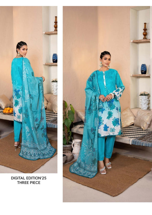 Zesh Drop 20 Printed Lawn     5 Suits   Category B Market Boy