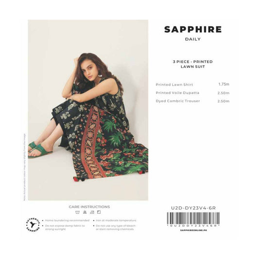 Sapphire 3PC Lawn 5 Suits B