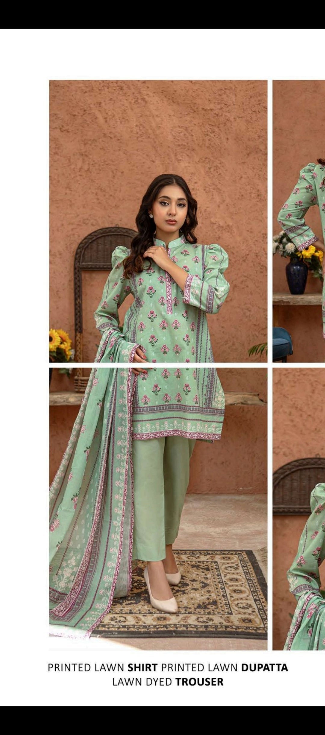 Popular Printed Lawn        5 Suits Category B Market Boy