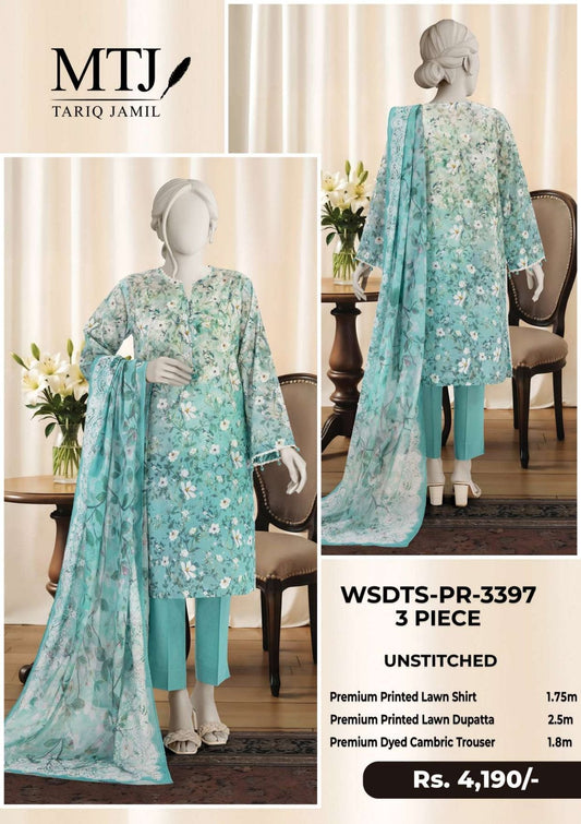 M T J  PRINTED LAWN 4-VOL                     5 Suits Category A Market Boy