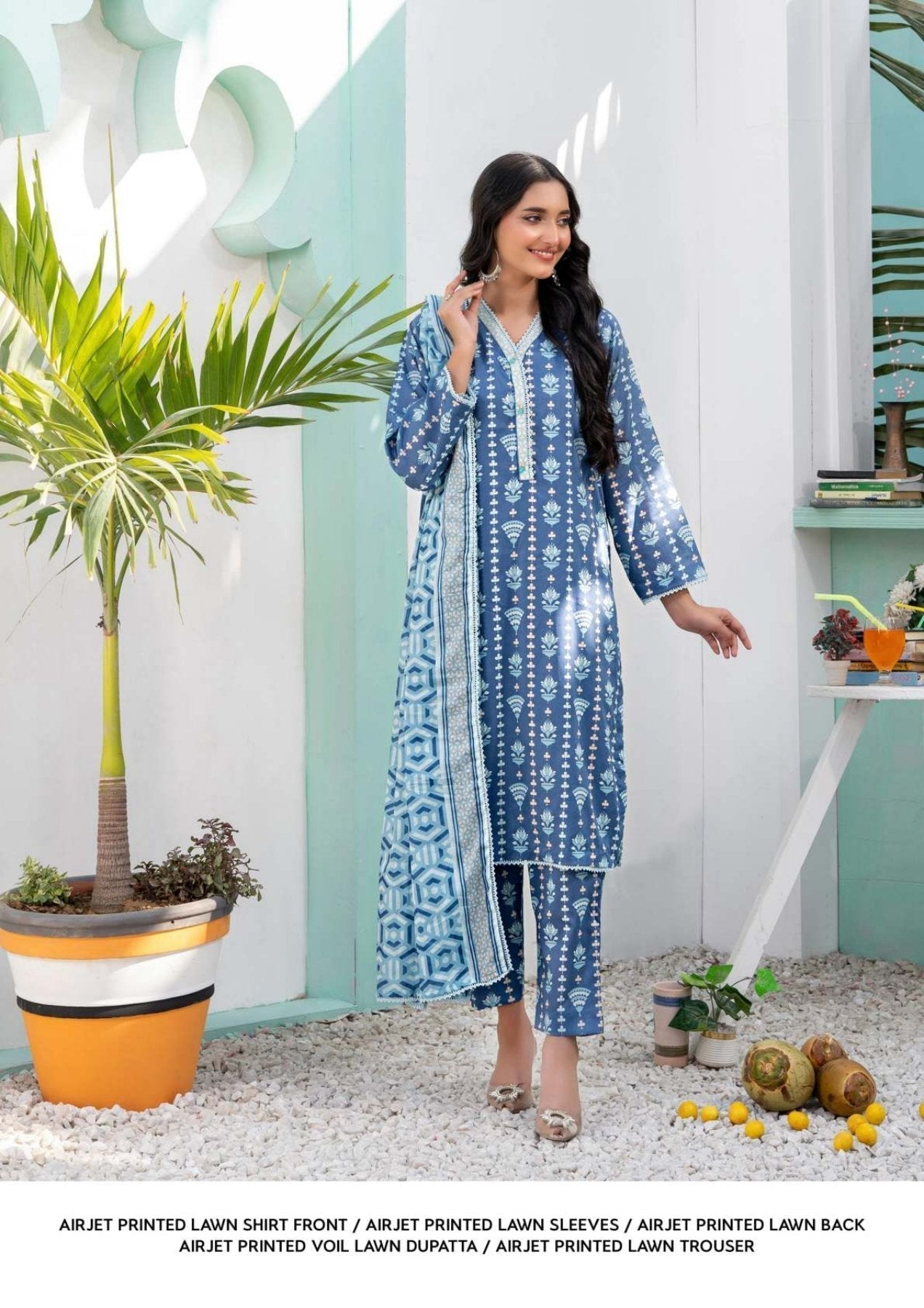 Zesh Separate Print Lawn (Set-Pack of 6 Suits)Category A Market Boy